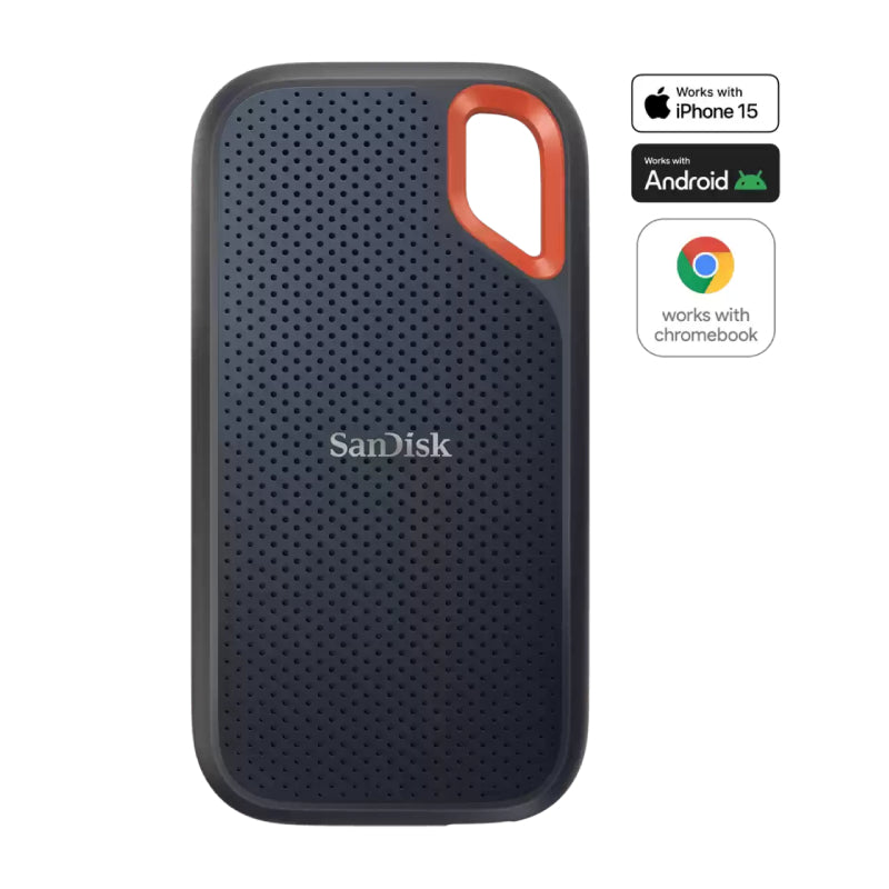 SanDisk Extreme Portable SSD - SDSSDE61-2T00-G25 - 2TB - Black