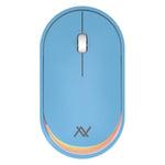 L'avvento Slim Dual Mode Bluetooth Wireless Mouse, Rechargeable Battery, MO18A - Blue