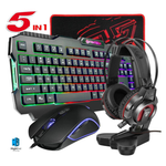 Fantech P51 5 IN 1 Power Bundle Gaming Combo - Black