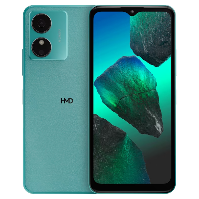 HMD Aura 2 Smartphone Dual SIM, 4GB RAM, 256GB, 4G - Icy Blue