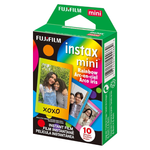 Fujifilm Instax Film Rainbow Single, Pack of 10 For Instax Mini Cameras