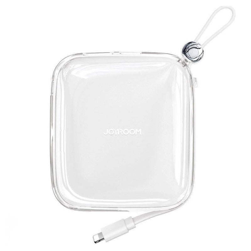 Joyroom JR-L003 Jelly Series Power Bank 10000mAh 22.5W USB-C/USB-A, with Lightning Cable - White