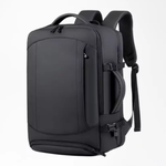 Meinaili 2402 Backpack for 15.6″ laptop and Tablet, USB Waterproof Backpack - Black