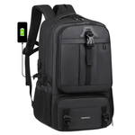 Meinaili Multi-functional waterproof, business backpack, Laptop 17 inch large capacity - Black