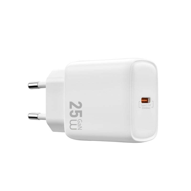 WiWU 25W Essen GaN Fast Charger 1C  , Wi-G016 -Black