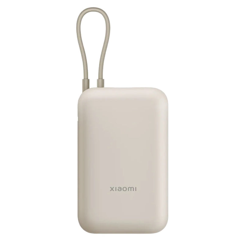 Xiaomi Power Bank 10000mAh Integrated Cable 22.5W Fast charging - Tan