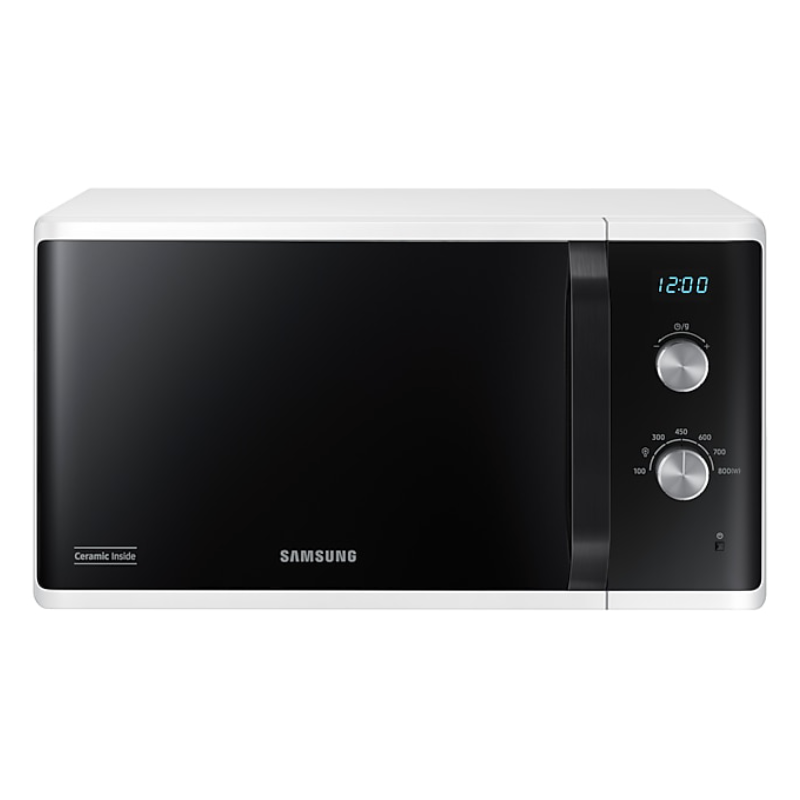 Samsung Microwave, 23 Liters, 800 Watts, Digital Screen, MS23K3614AW-GY - White
