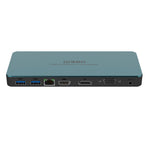 Onten OTN-9188S 9-in-1 Type-C Multi-function Dock Station - Green 