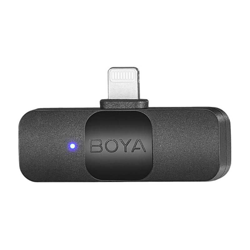 BOYA Ultracompact 2-Person Wireless Microphone System Lightning Connector, BY-V2 - Black