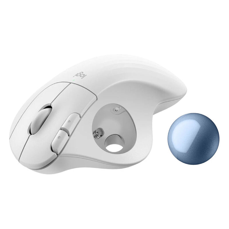 Logitech ERGO M575 Wireless Mouse - White