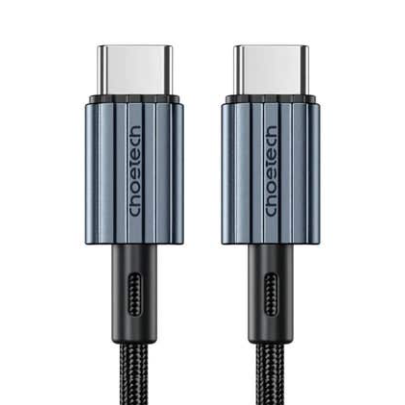 Choetech XCC-1014 Type-C to Type-C Cable, 60 Watt - Black