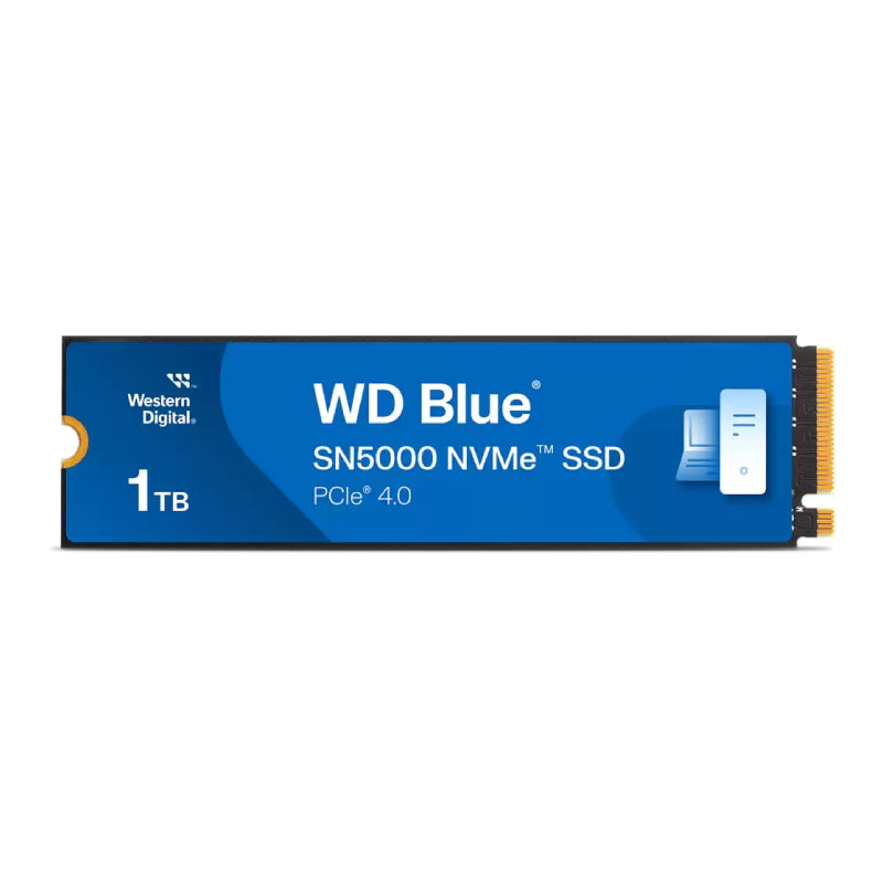 Western Digital 1TB WD Blue SN5000 NVMe Internal Solid State Drive SSD - WDS100T4B0E 