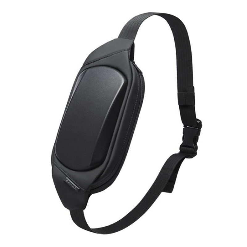 Bange BG-7266 Waterproof EVA Hard Shell Crossbody Bag - Black