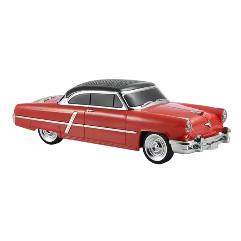EVO 1957 Lincoln Classic Car Design Bluetooth Speaker - Red