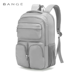 Bange 1807 polyester unisex travel backpacks laptop waterproof - Grey
