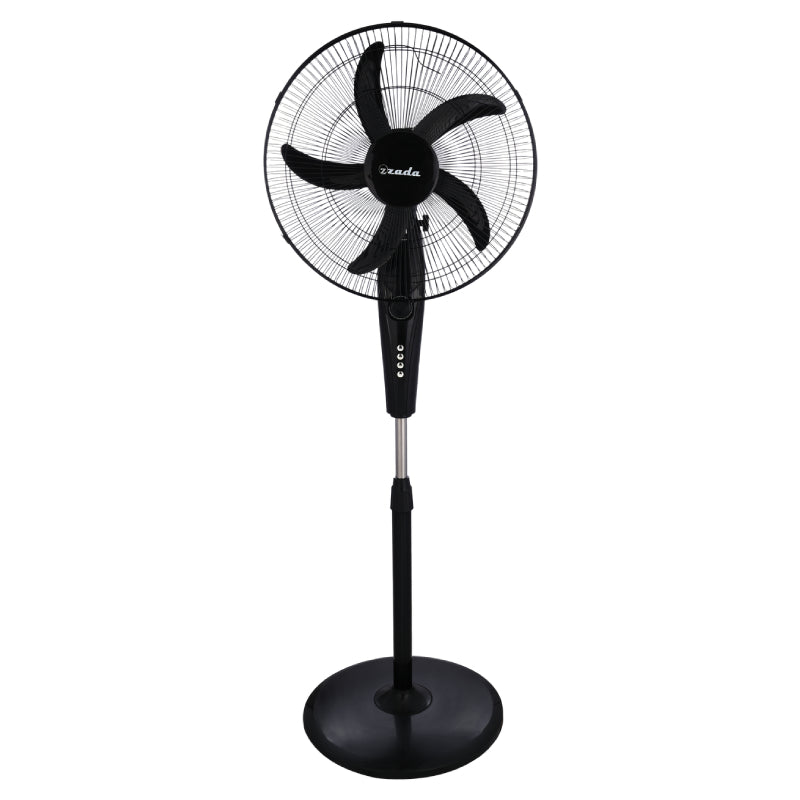 Zada Stand Fan 18 Inch 5 Blades, 50W, ZSF-182 - Black