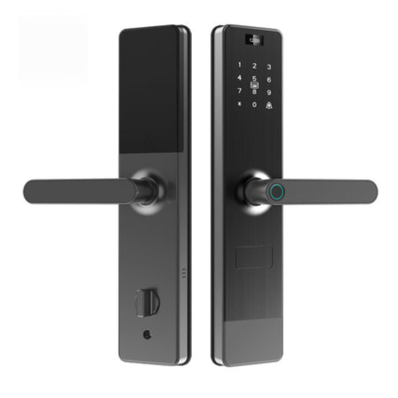 Lezn Smart Lock K80 With Fingerprint and Password - Matte Black