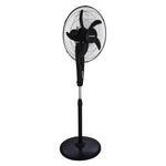 Zada Stand Fan 18 Inch 5 Blades, 50W, ZSF-182 - Black