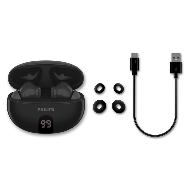 Philips 3000 Series True Wireless Headphones, 3559BK/97 - Black