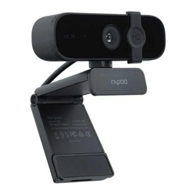 Rapoo C280 Webcam 1440P 2K Built-in Microphone - Black
