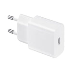 Cell Tel Turbo 2 Wall Charger Type-C + Type-C Cable 3A 25W Fast Charging - White