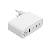 
Smart Gate Wall Charger 100W 4 Port 3USB-C USB-A PD - White
