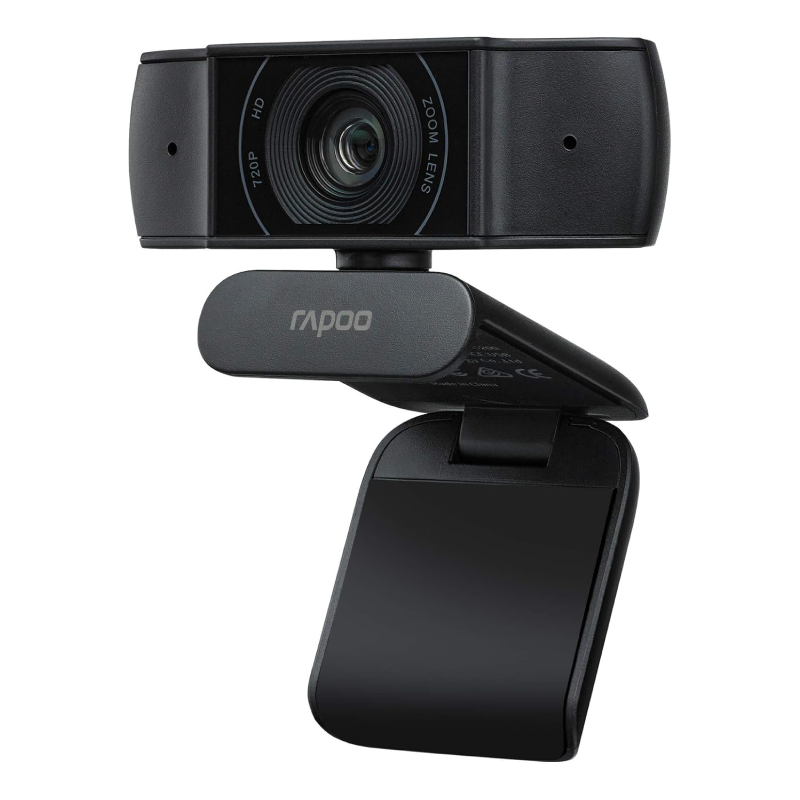 Rapoo C200 WebCam 720p HD USB with Microphone - Black