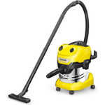 Karcher WD4S Vacuum Cleaner 1000W, 2L Wet & Dry - Yellow