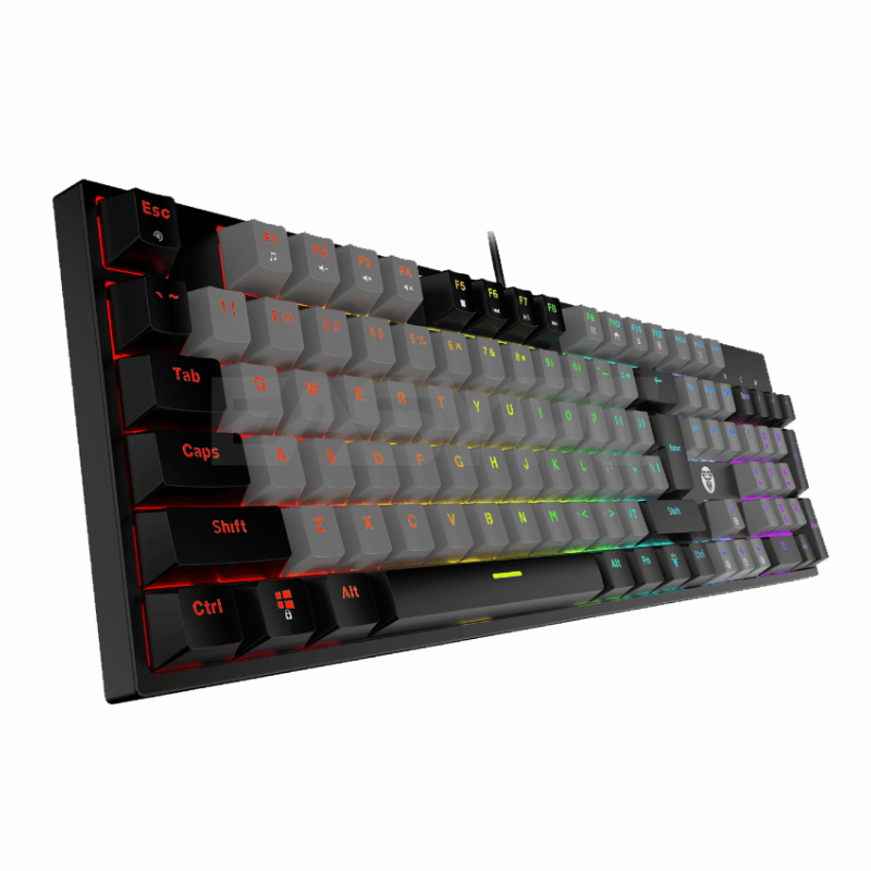 Fantech MK886V2 Wired Mechanical Gaming Keyboard RGB. - Black