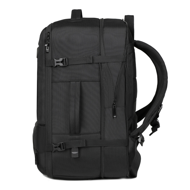 Meinaili 2405 Large Capacity Waterproof Computer Backpack - Black