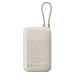 Xiaomi Power Bank 10000mAh Integrated Cable 22.5W Fast charging - Tan