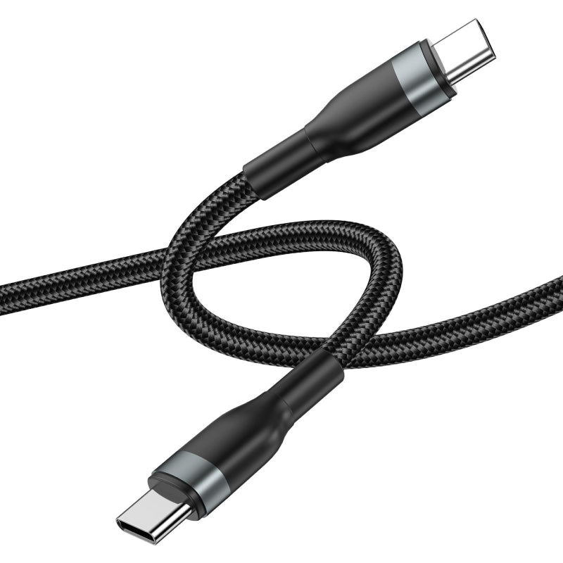 WiWU WI-C017 Concise Series Type-C to Type-C PD Data Cable 30W 1.2M - Black