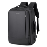 Meinaili 1905 USB Charging Backpack 15.6 inch Laptop Travel Bag - Black