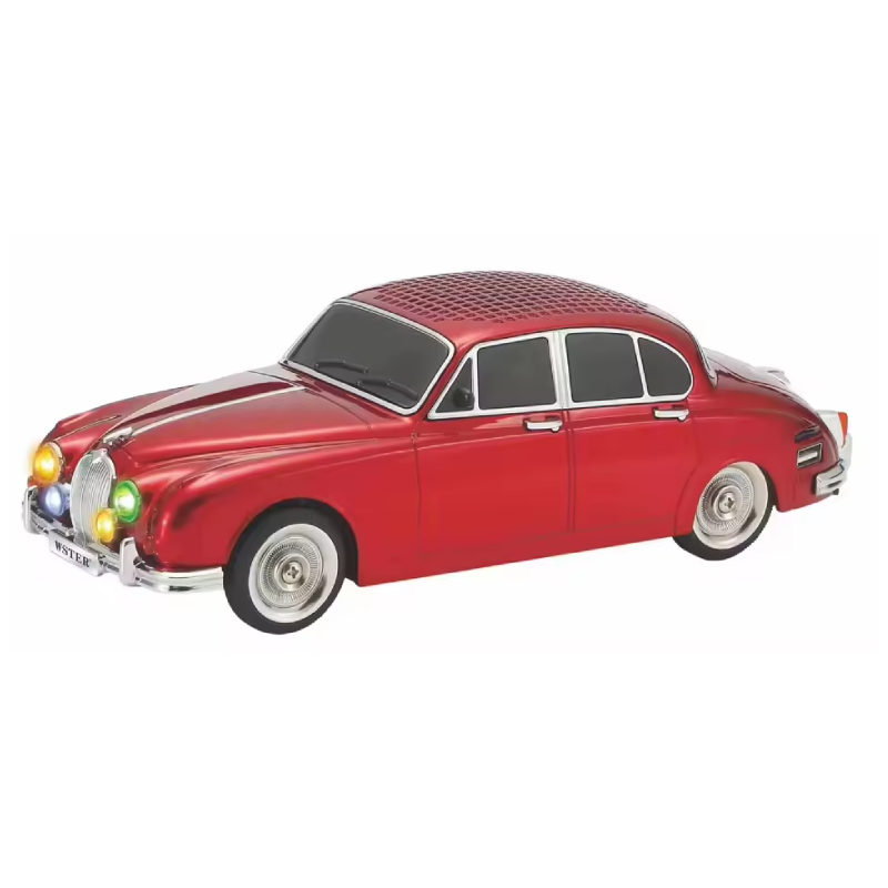 EVO 596 Jaguar Classic Car Design Bluetooth Speaker - Red
