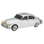 EVO 596 Jaguar Classic Car Design Bluetooth Speaker - Silver