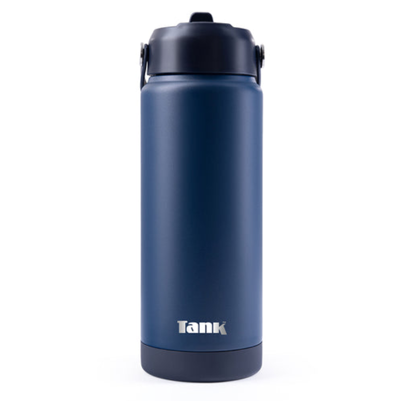 Tank Move, 550ml, Stainless Steel Bottle, BPA free, insulated, Leakproof - Navy Blue