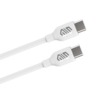 Smart Gate Cable PVC USB-C to USB-C Fast, Shielded 1m - White