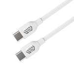 Smart Gate Cable PVC USB-C to USB-C Fast, Shielded 1m - White