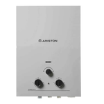  Ariston Water Heater Natural GAS 6L With Adapter SPEED EVO 6 NG ADPT - White