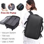 BANGE 1909-8 Small Mens Outdoor Double-Shoulder Backpack Waterproof - Black