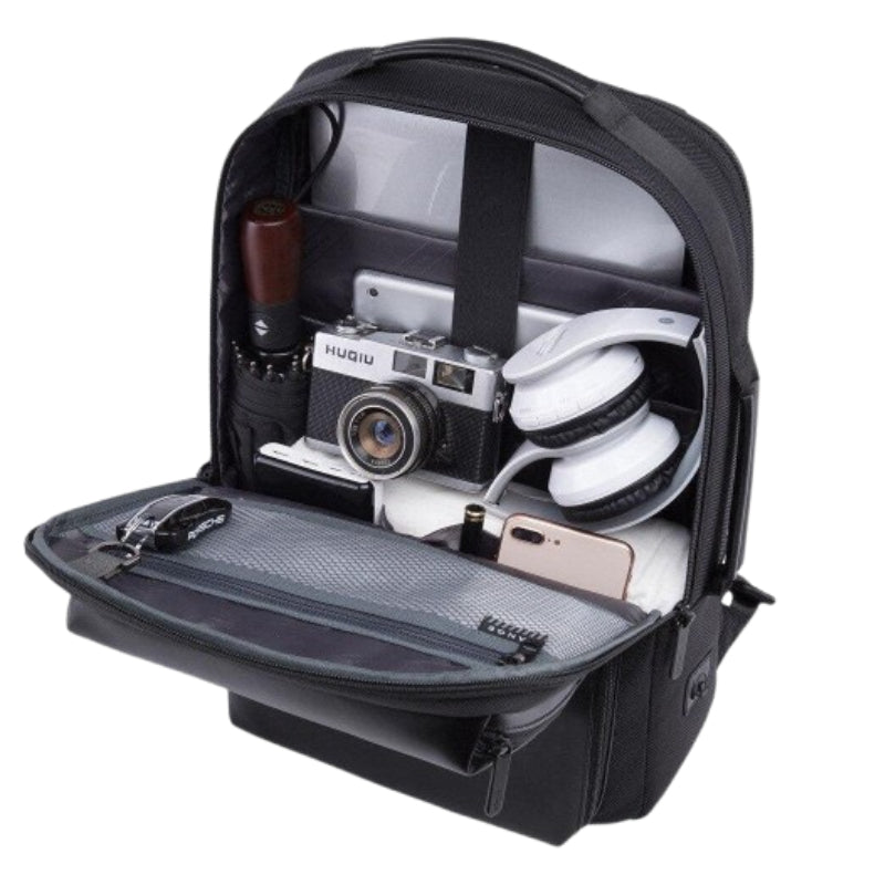 Bange 019 Mens Transformation School Laptop Backpack - Black