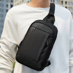 Golden Wolf Cross Bag - Black - B00124