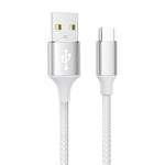 Momo USB To Type-C Cable 3A Fast Charging 1.2m, MO-011014 - White