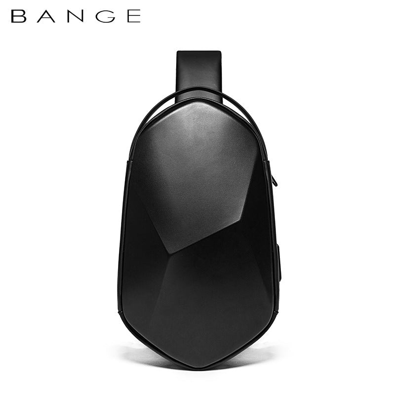 Bange 7213 Fashion Waterproof Sling Chest Bag Large Capacity - Black