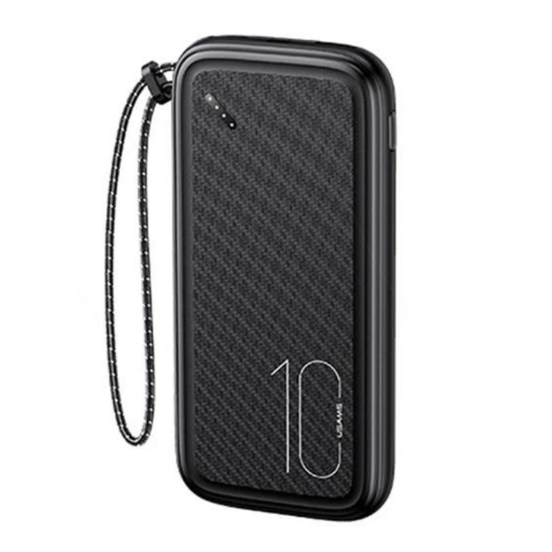 USAMS PB56 Power Bank 10000mAh 2xUSB - Black