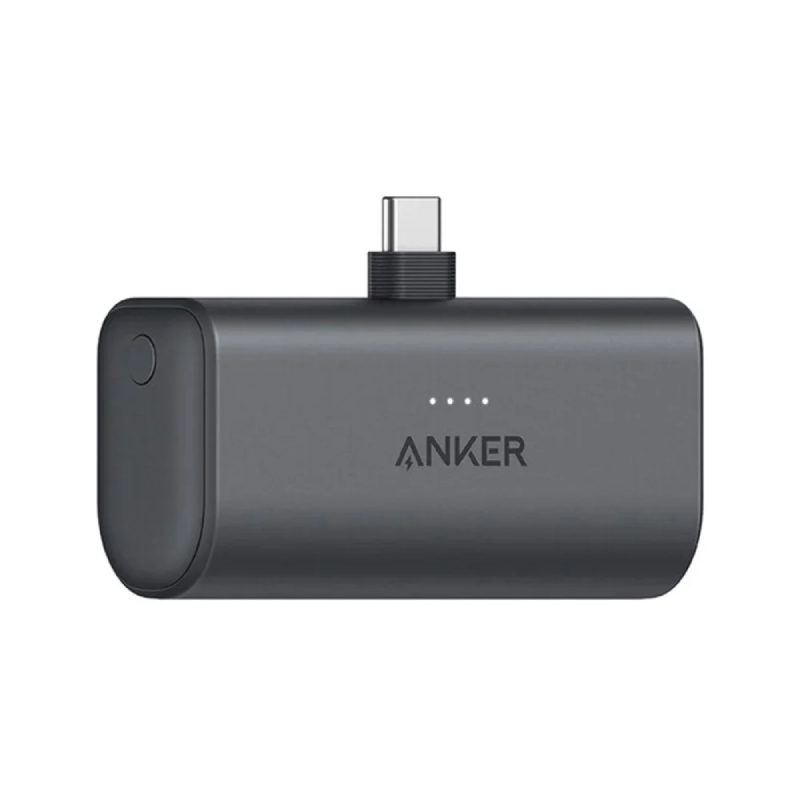 Anker Nano W 5,000 mAH 22.5W Built-In USB-C Connector, A1653H11 - Black 