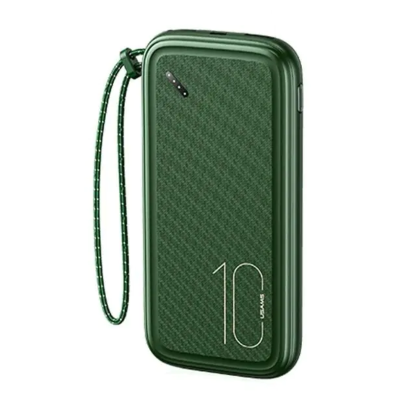 USAMS PB56 Power Bank 10000mAh 2xUSB - Green