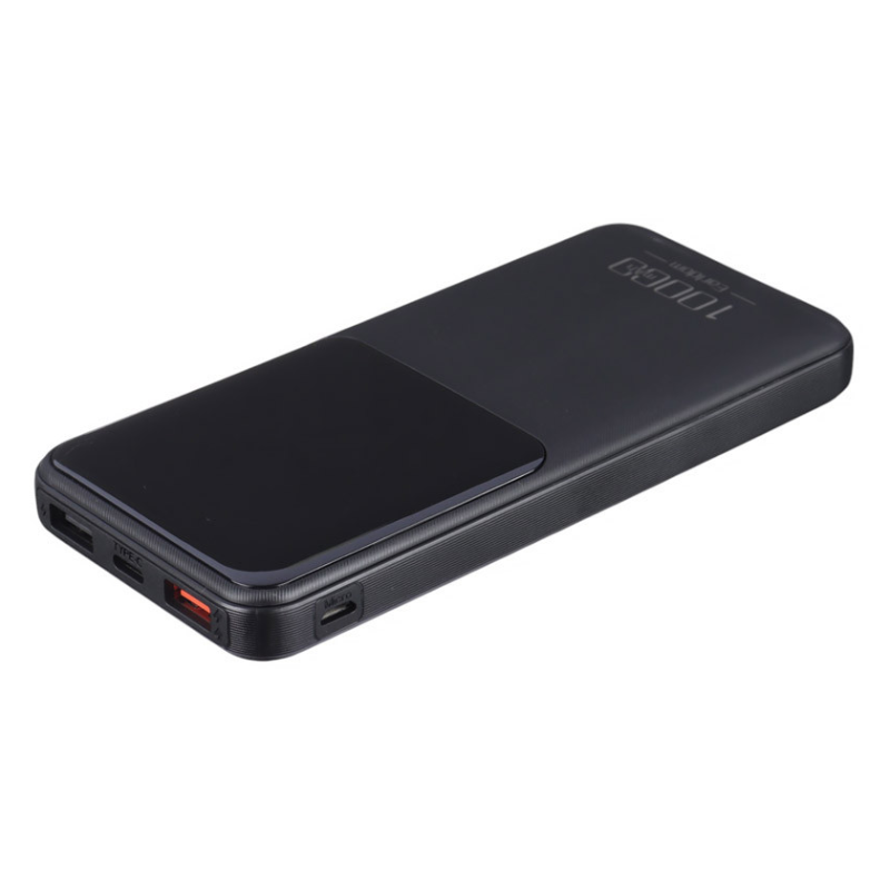 Earldom Power Bank PD , Fast Charger , 10000 MAH , 22.5 W, ET-PD37 - Black