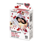 FUJIFILM Instax Mini Heart Sketch Film {10 Sheets}