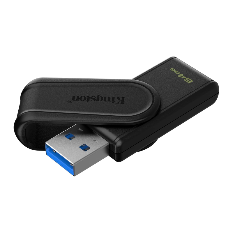 Kingston Data Traveler Exodia S USB Stick - 64GB - USB 3.2 Gen 1 - Black